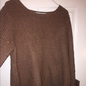 Brown sweater